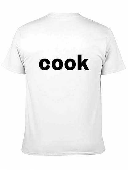 Cook Graphic Tee - Black Casual T-Shirt