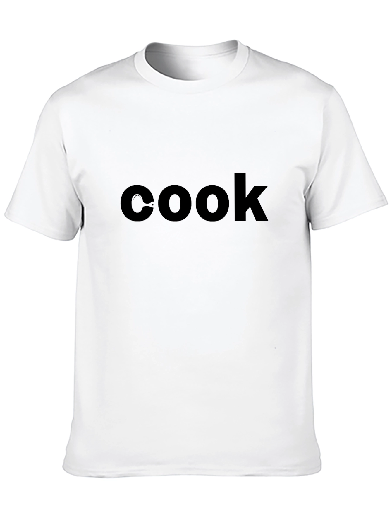 Cook Graphic Tee - Black Casual T-Shirt