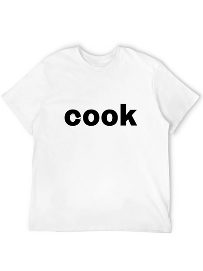 Cook Graphic Tee - Black Casual T-Shirt