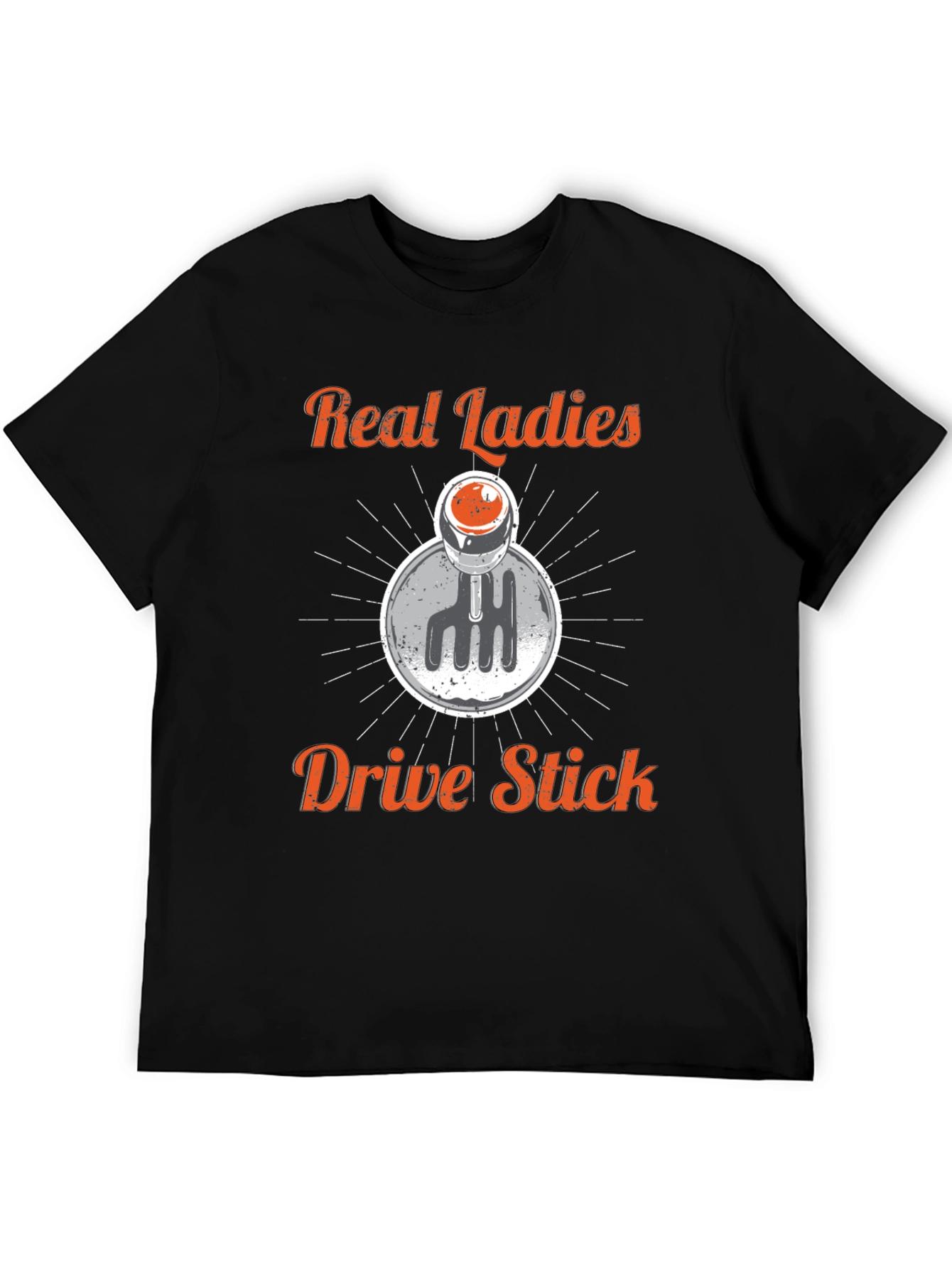 Real Ladies Drive Stick Shift Graphic Tee