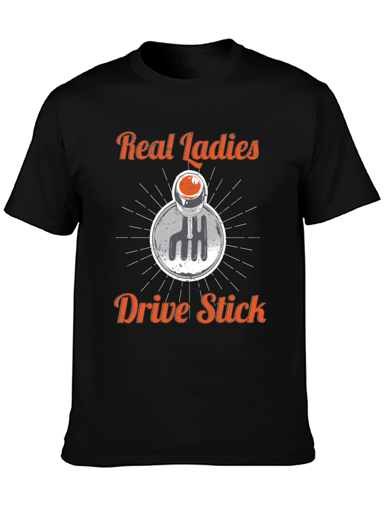 Real Ladies Drive Stick Shift Graphic Tee