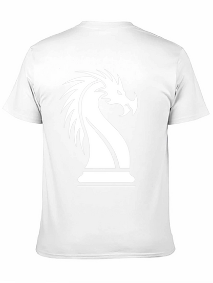 Dragon Knight Chess Piece Graphic T-Shirt