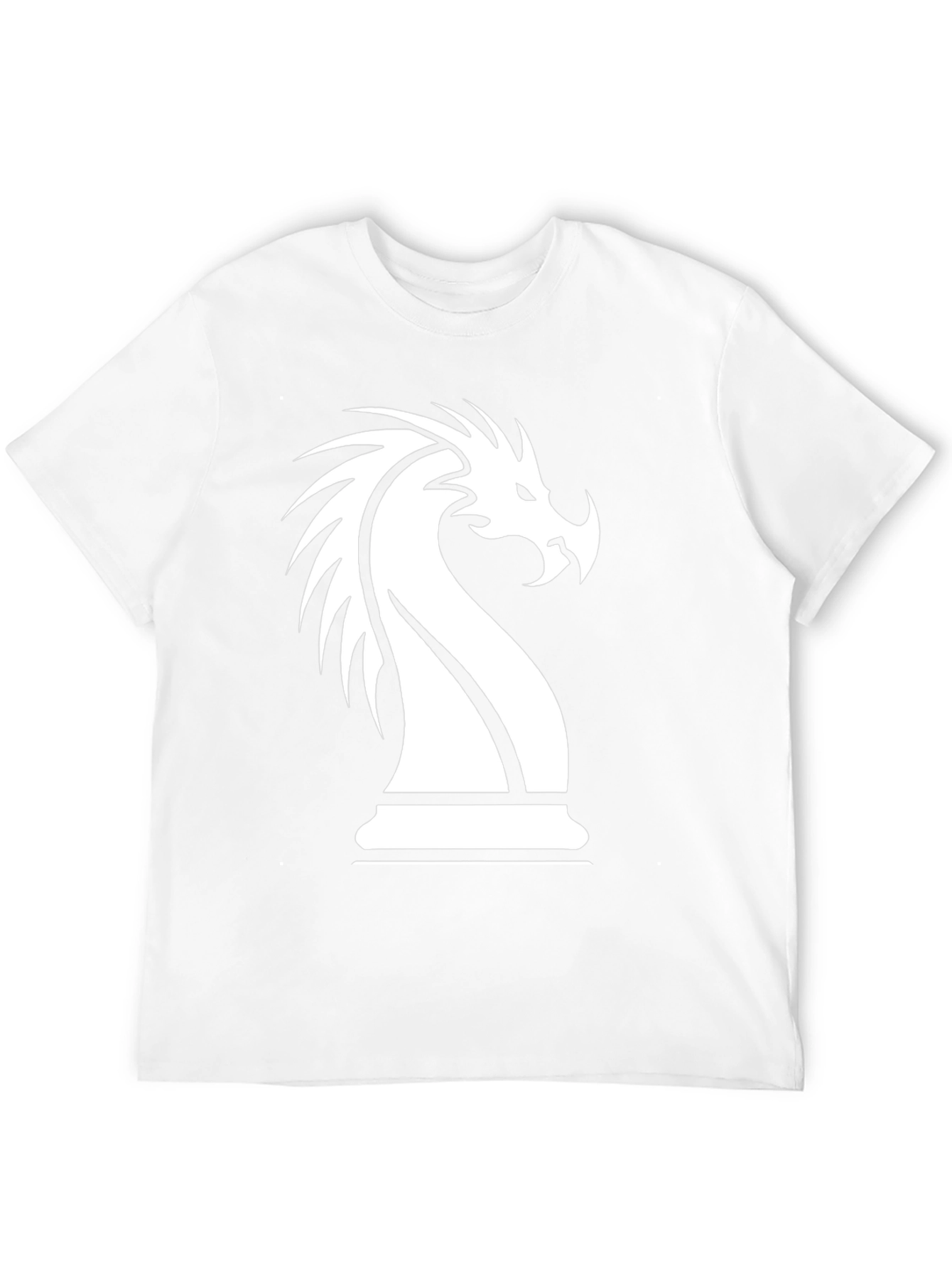 Dragon Knight Chess Piece Graphic T-Shirt