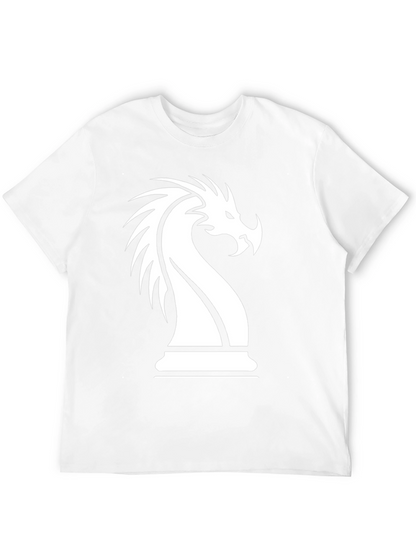 Dragon Knight Chess Piece Graphic T-Shirt