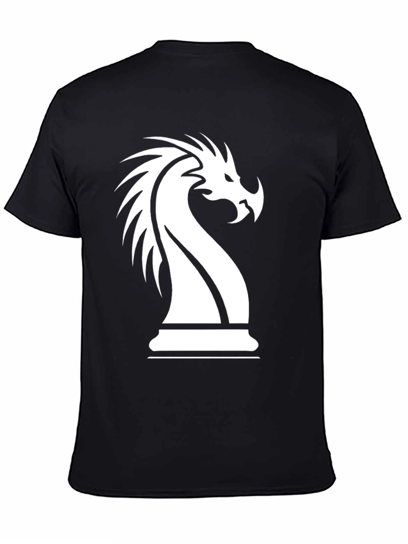 Dragon Knight Chess Piece Graphic T-Shirt