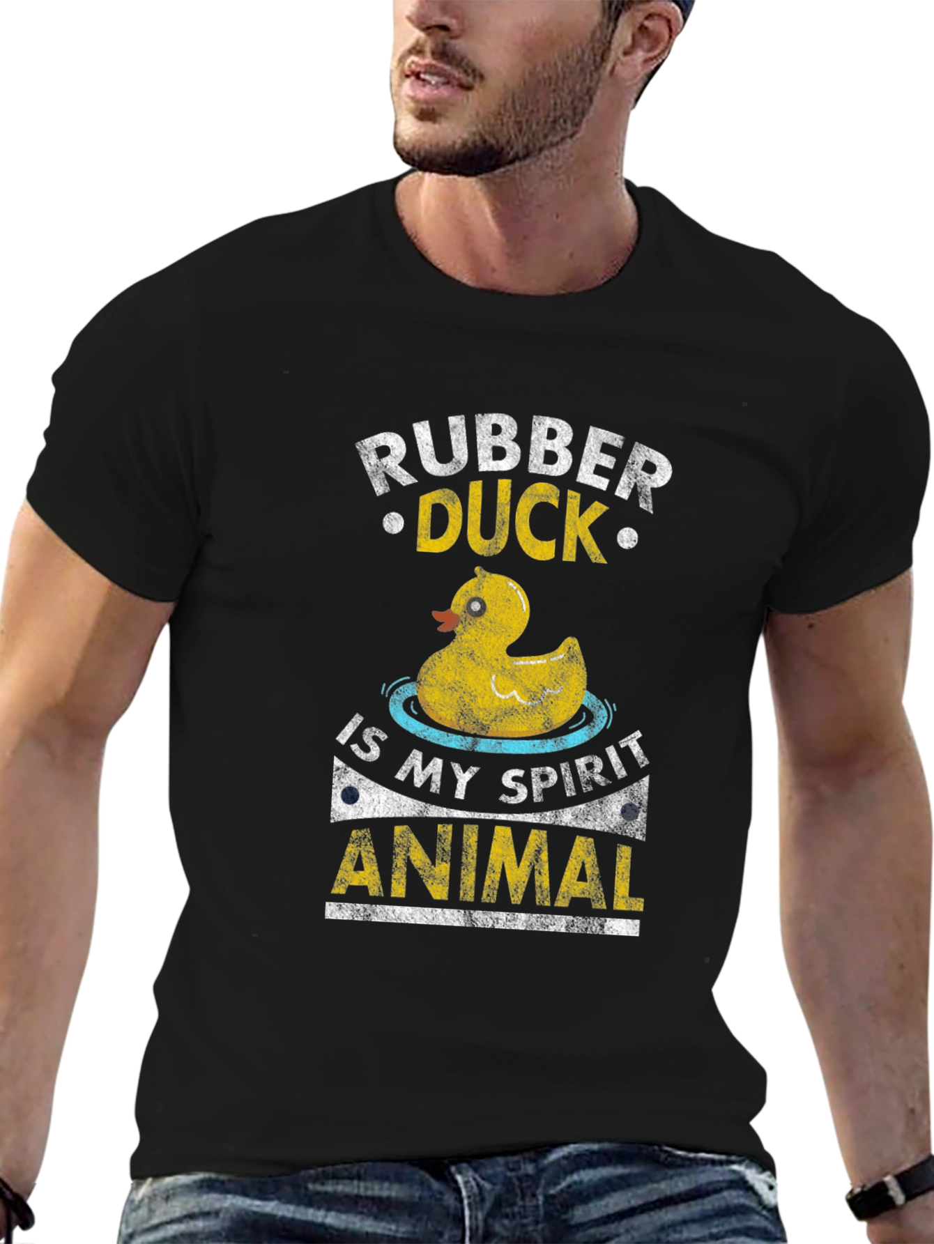 Rubber Duck Spirit Animal Graphic T-Shirt
