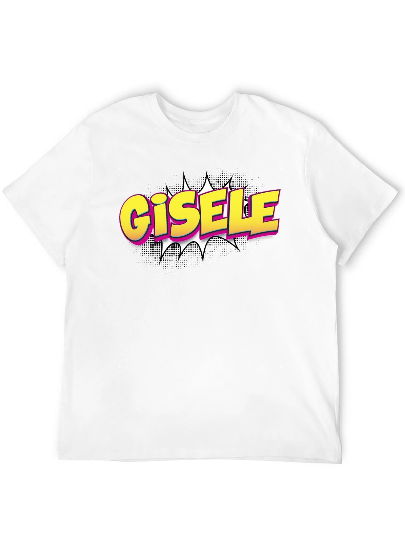 Gisele Comic Style T-Shirt - Black