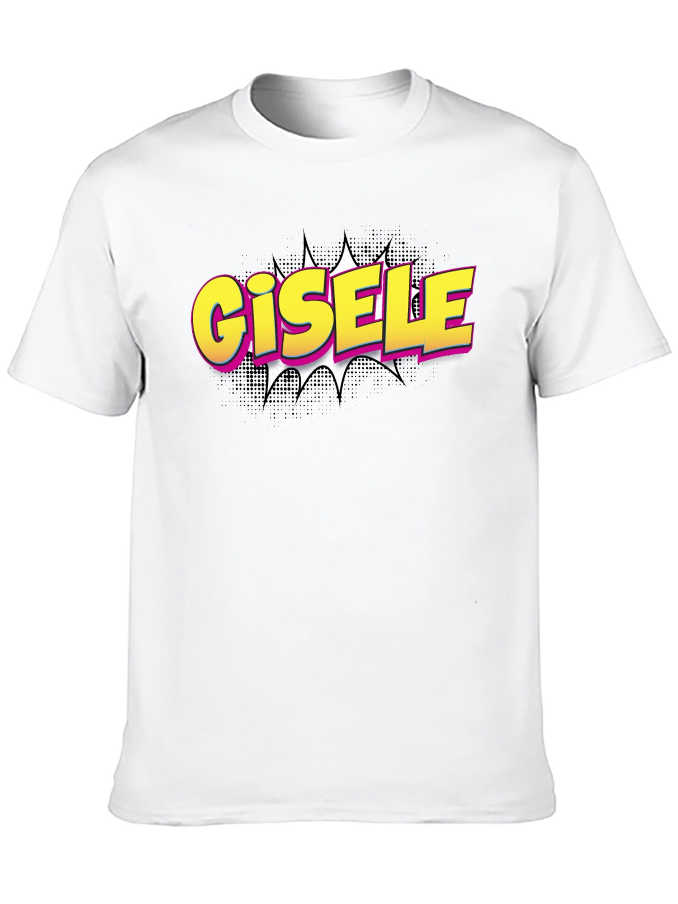 Gisele Comic Style T-Shirt - Black
