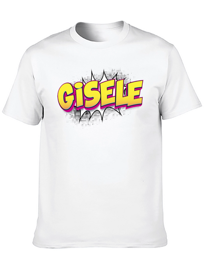 Gisele Comic Style T-Shirt - Black