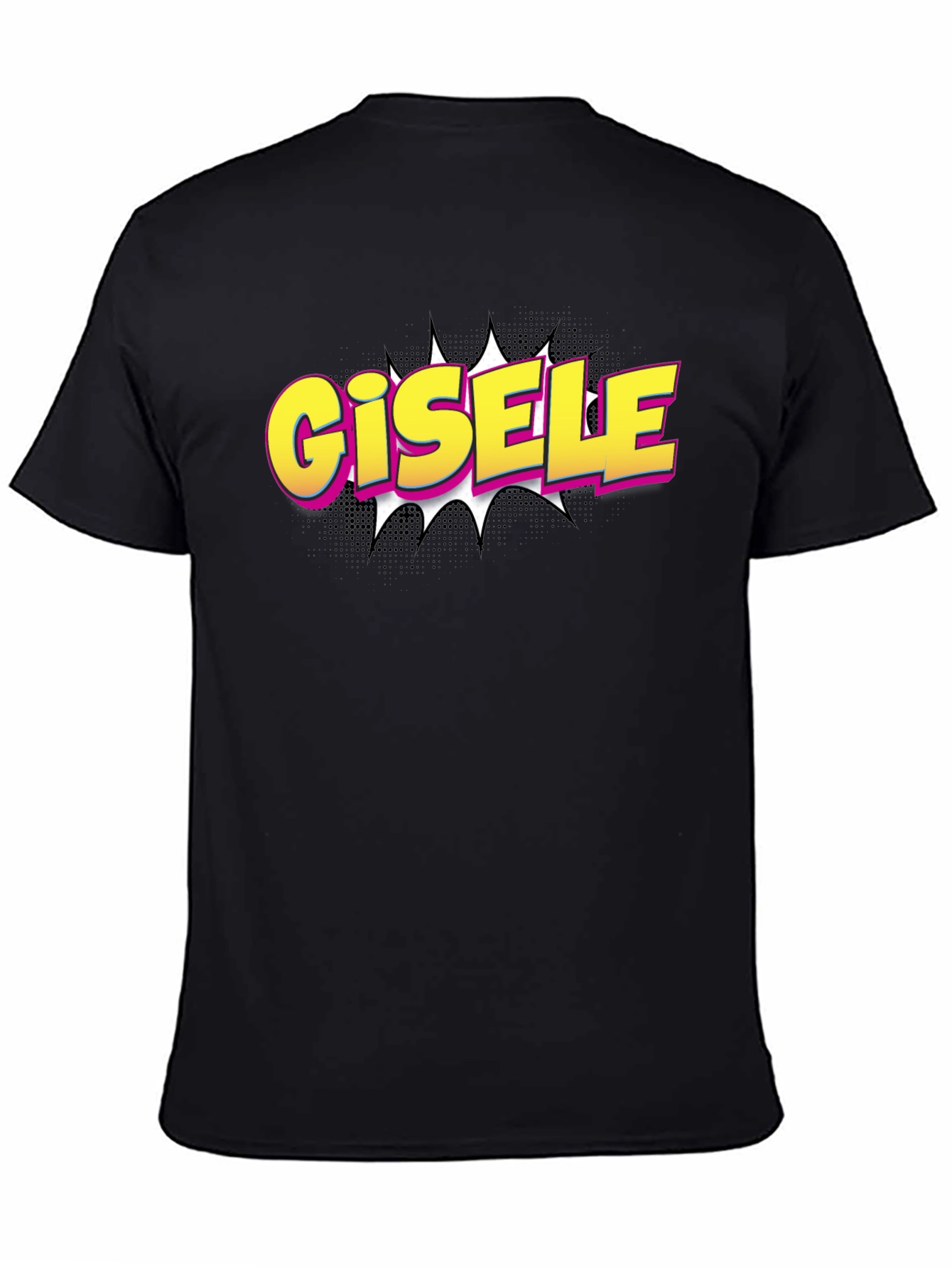 Gisele Comic Style T-Shirt - Black