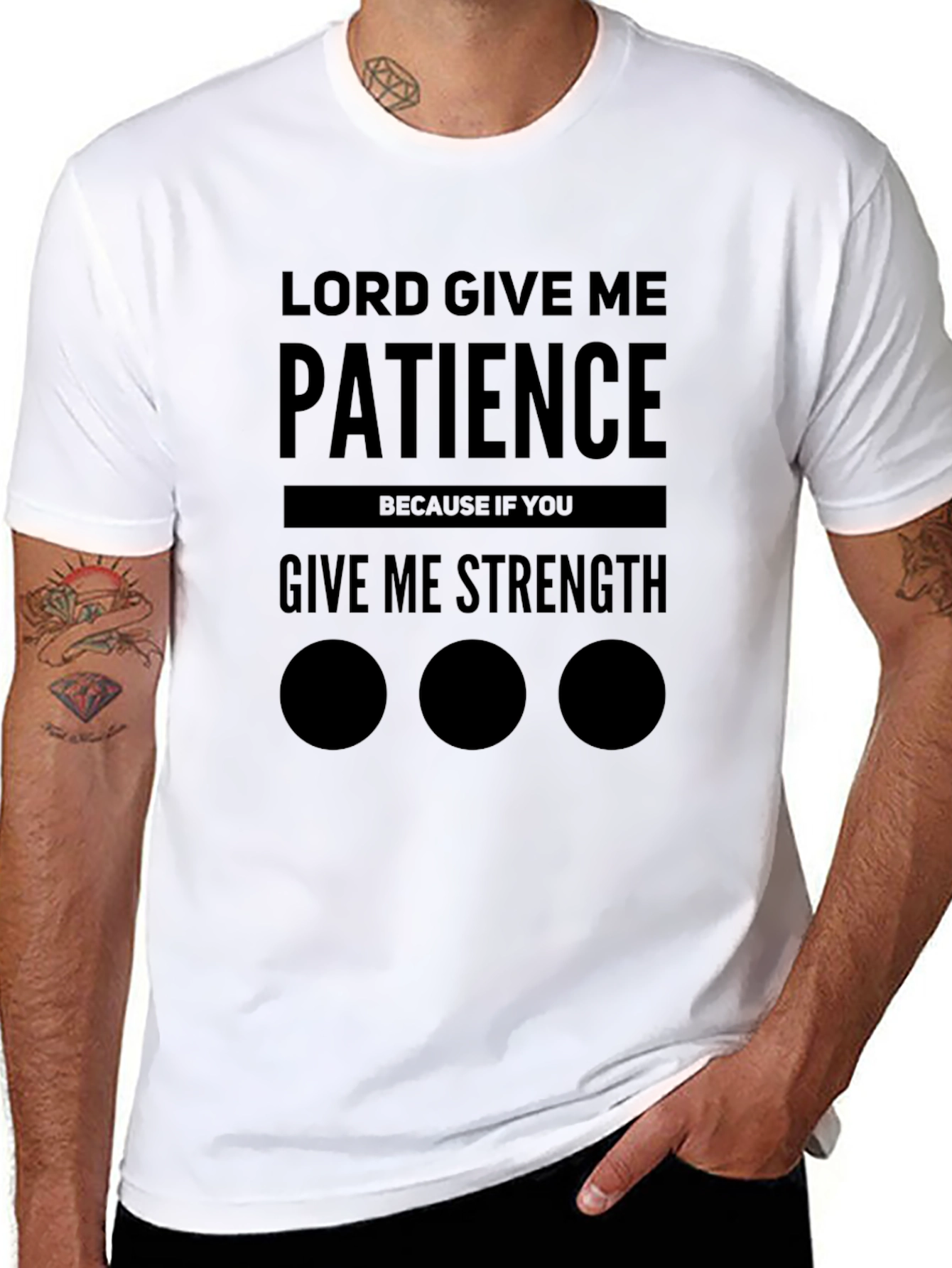 Lord Give Me Patience Graphic Tee
