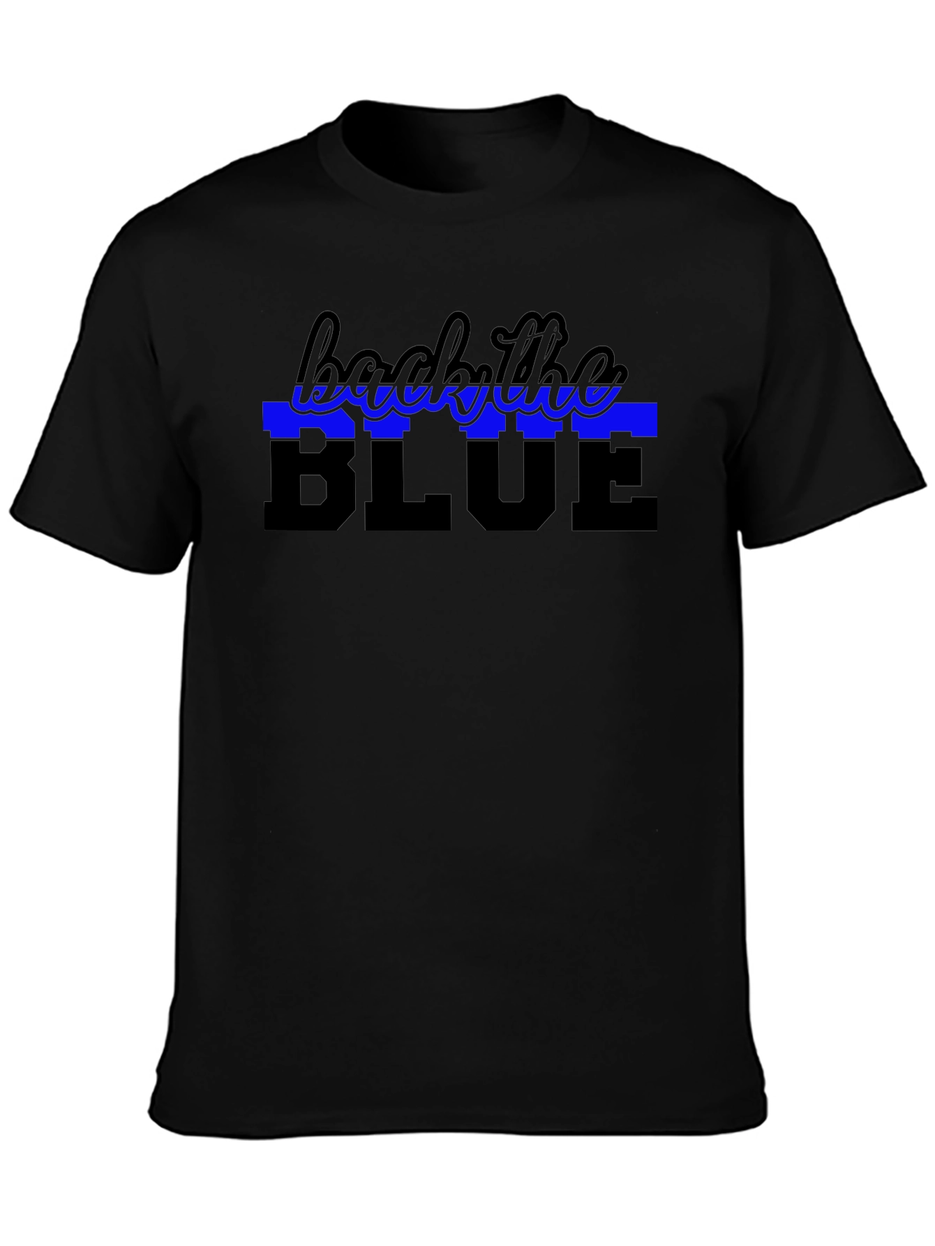 Back the Blue Support Law Enforcement T-Shirt