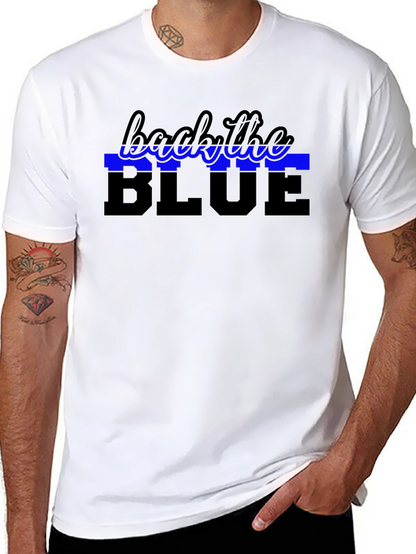 Back the Blue Support Law Enforcement T-Shirt
