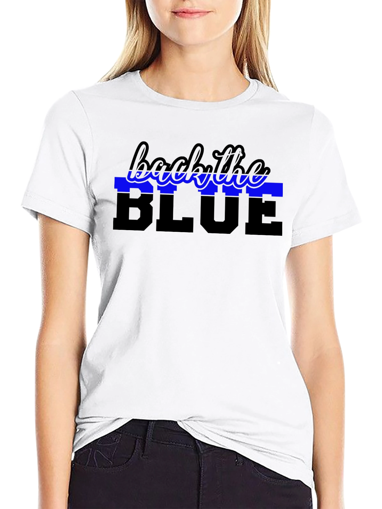 Back the Blue Support Law Enforcement T-Shirt