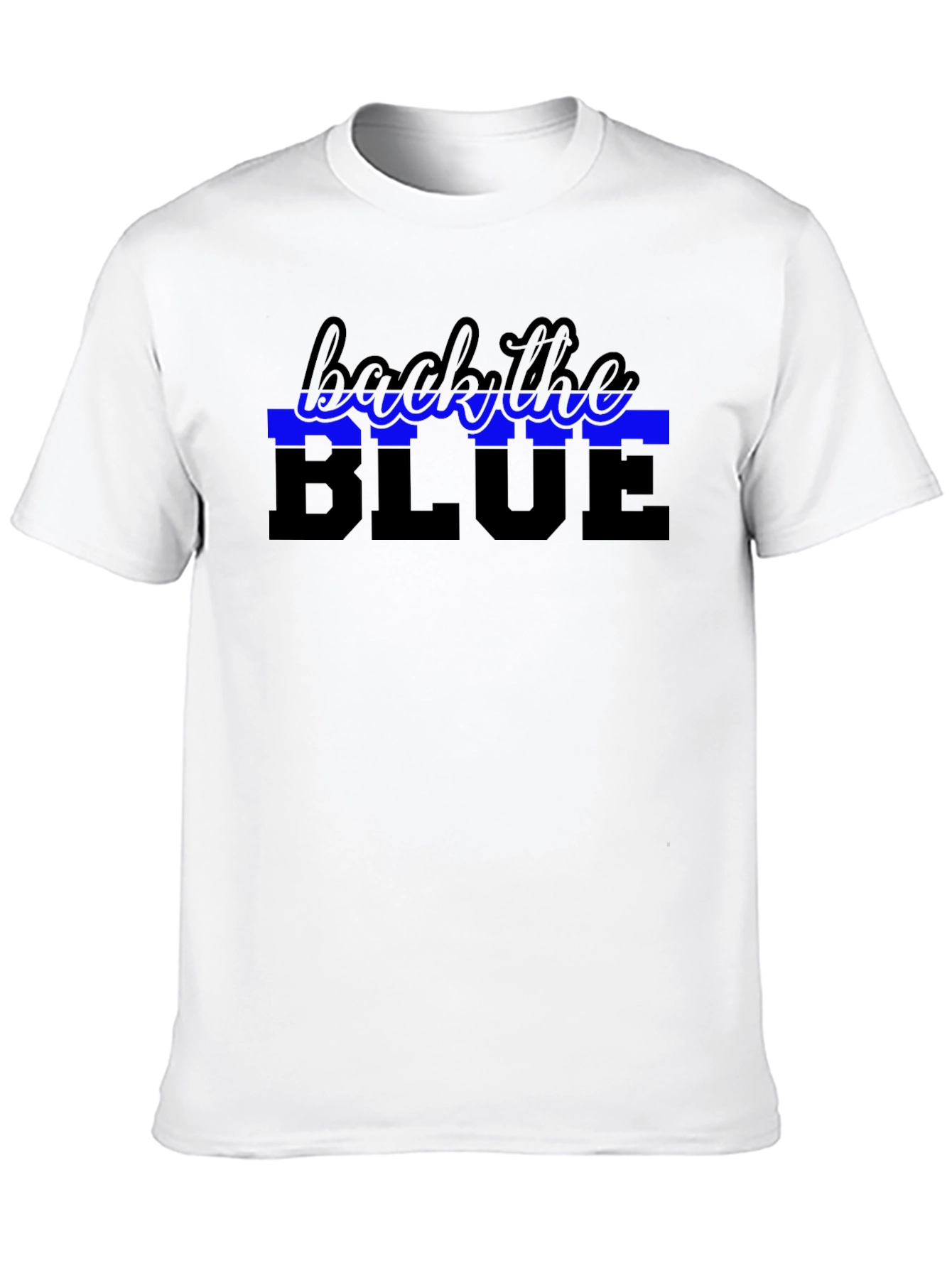 Back the Blue Support Law Enforcement T-Shirt