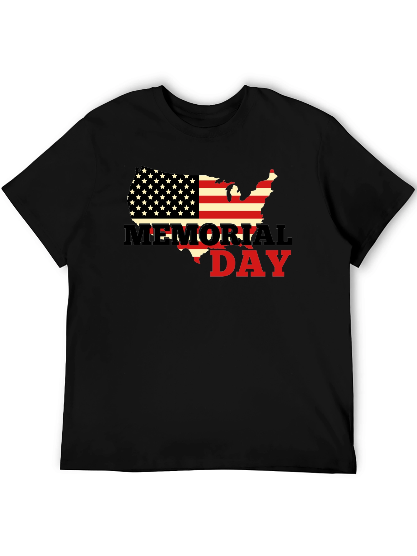 Memorial Day USA Flag T-Shirt