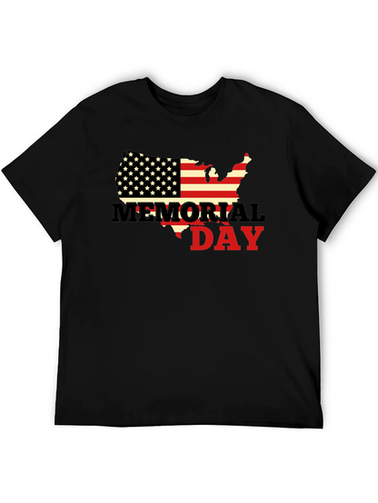 Memorial Day USA Flag T-Shirt