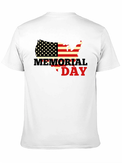 Memorial Day USA Flag T-Shirt