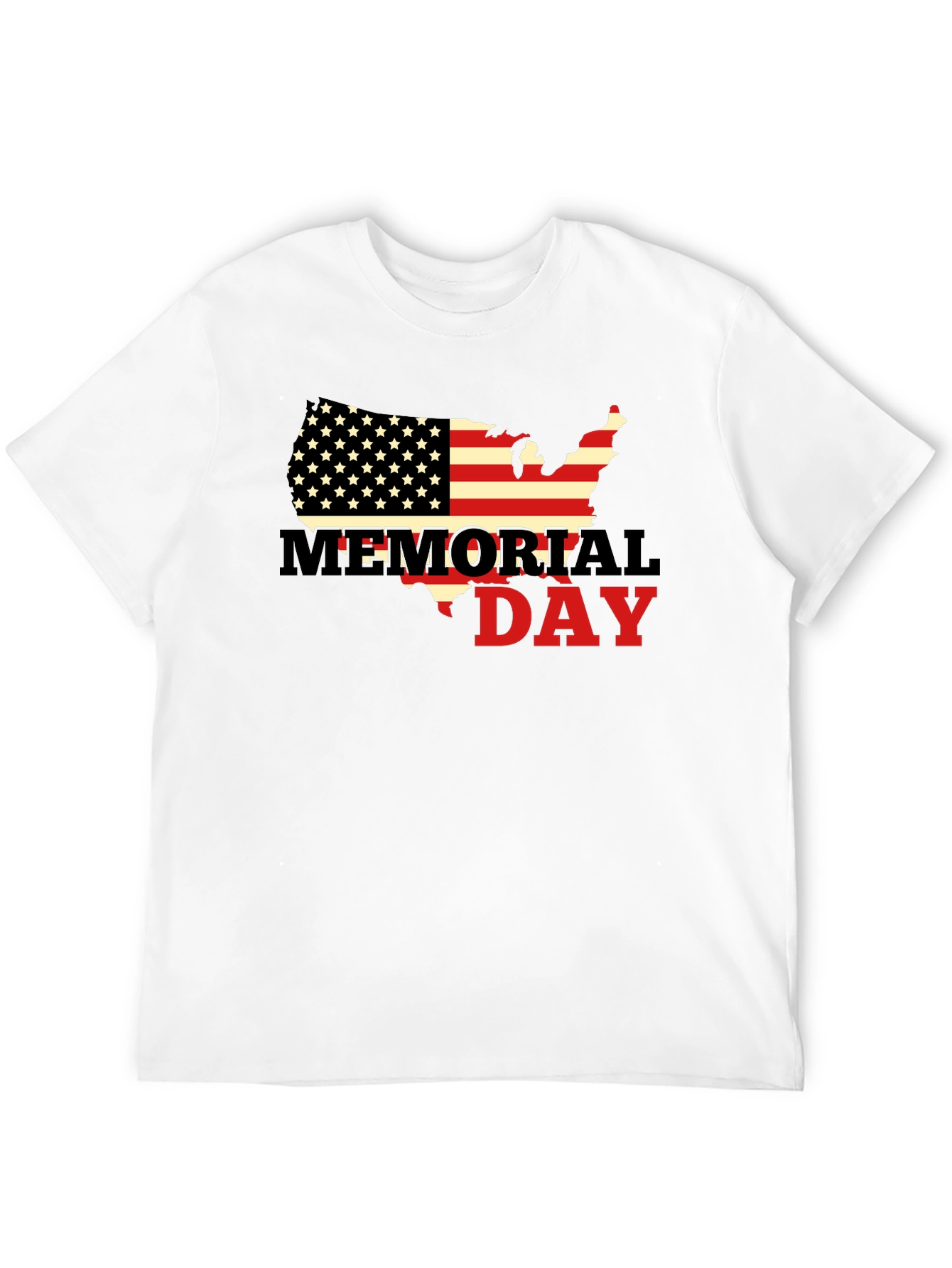 Memorial Day USA Flag T-Shirt