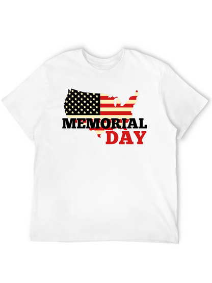 Memorial Day USA Flag T-Shirt