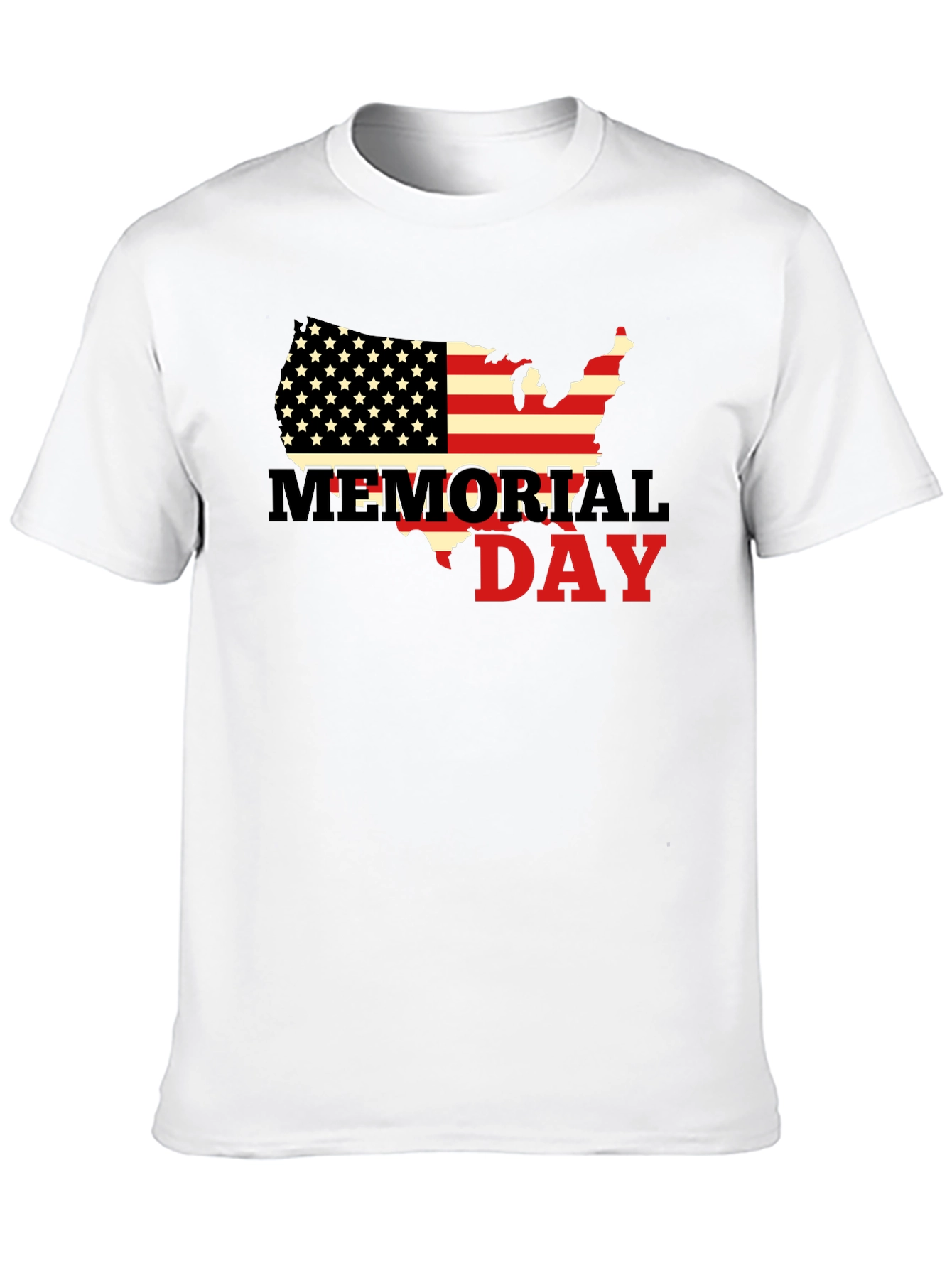 Memorial Day USA Flag T-Shirt