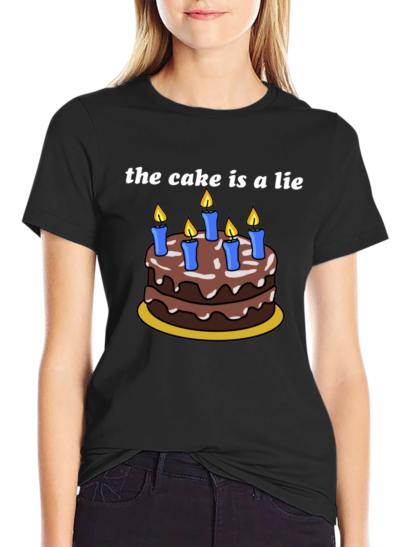 Cake is a Lie Graphic T-Shirt