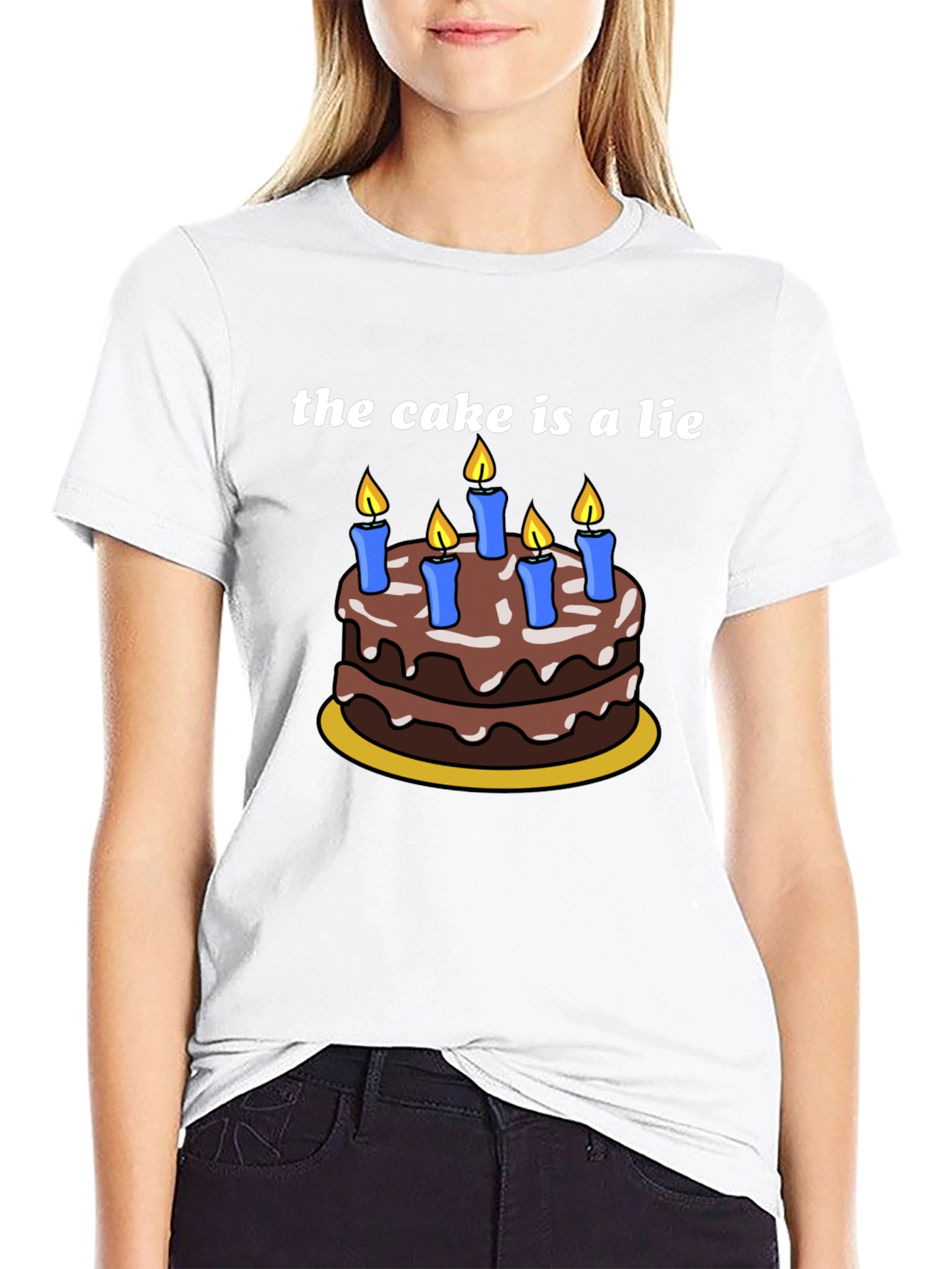 Cake is a Lie Graphic T-Shirt