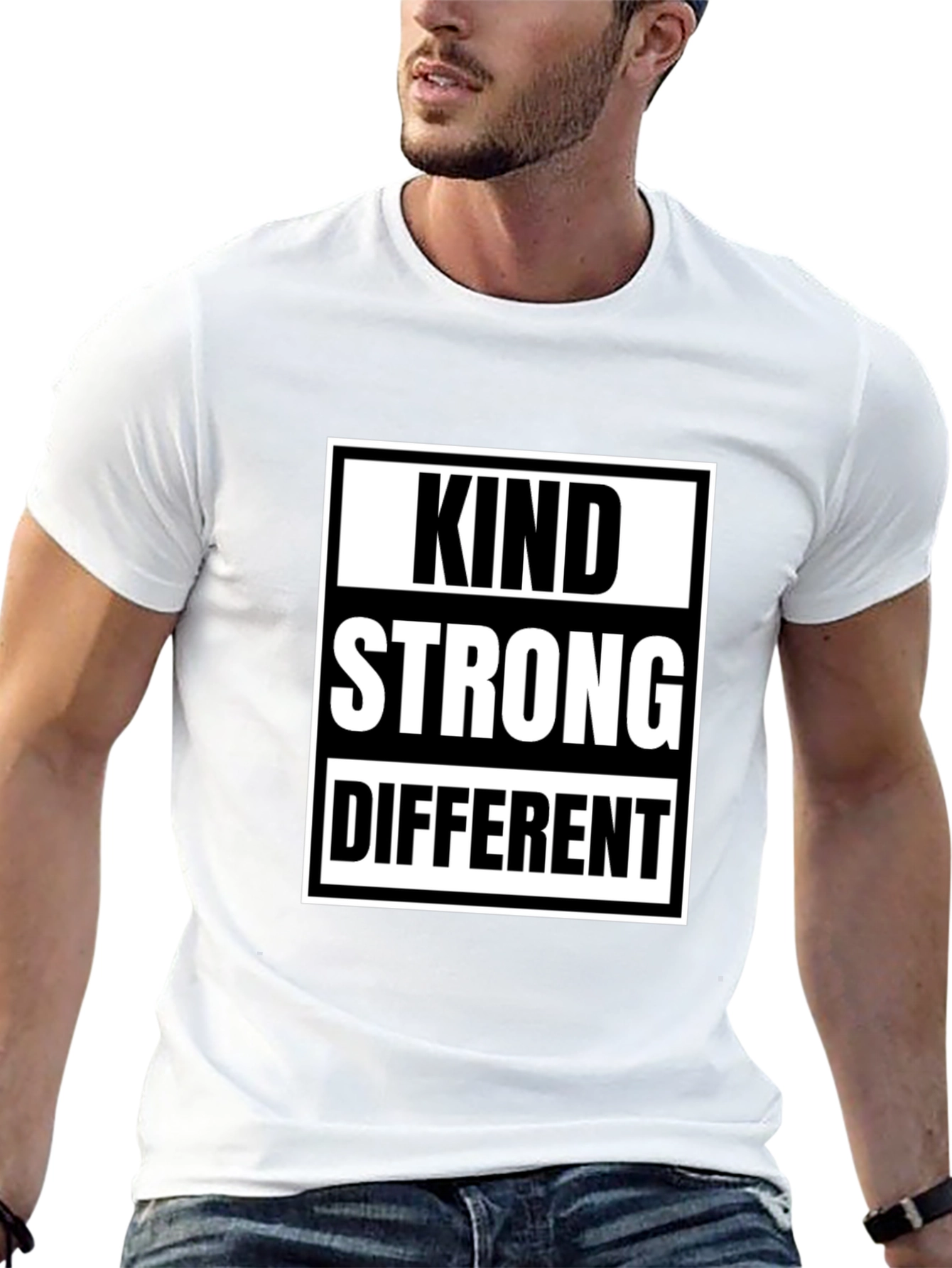 Kind Strong Different T-Shirt - Inspirational Tee