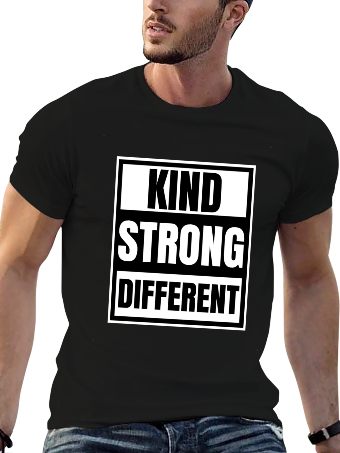 Kind Strong Different T-Shirt - Inspirational Tee