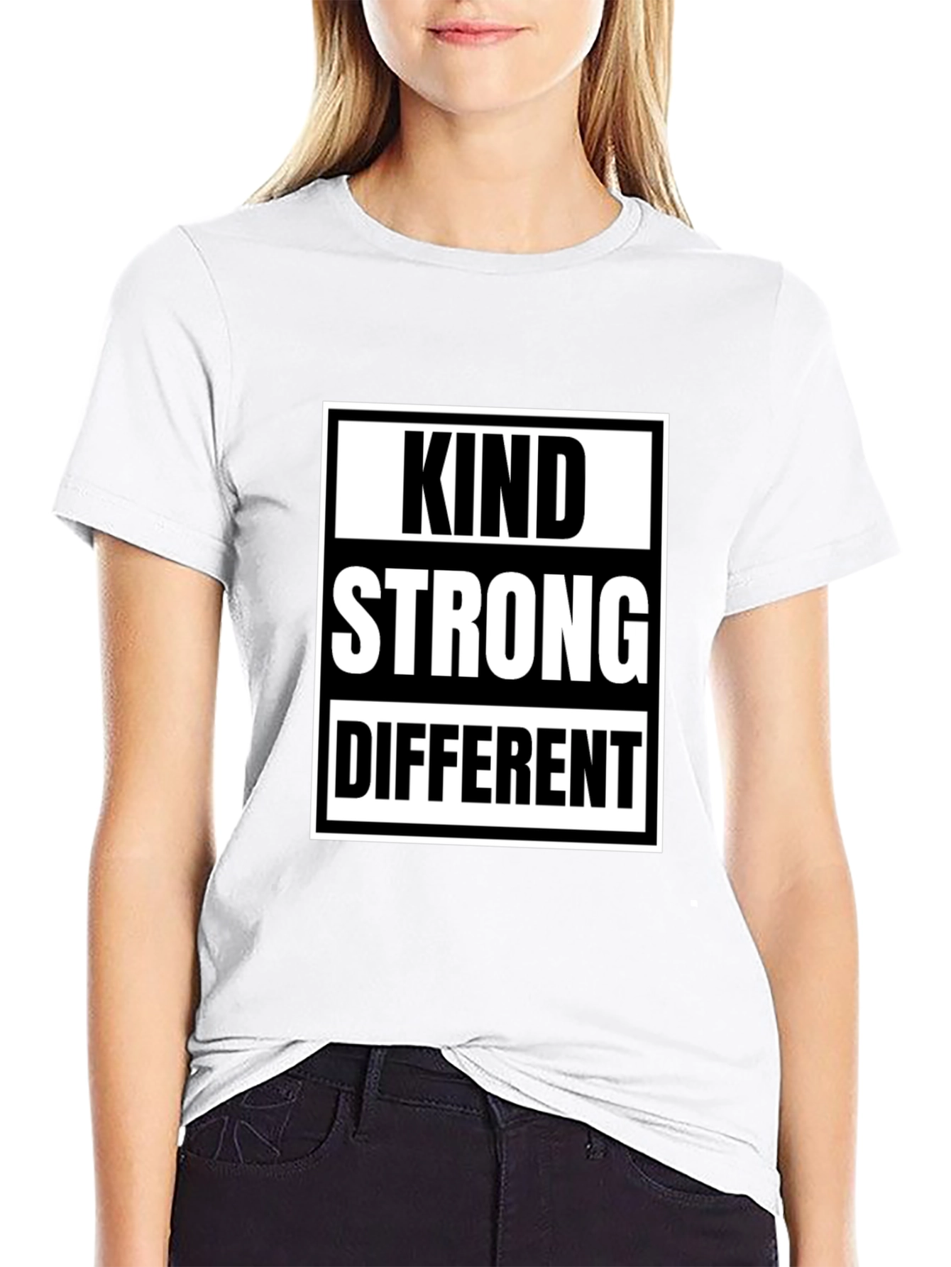 Kind Strong Different T-Shirt - Inspirational Tee
