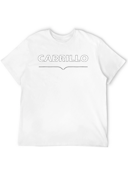 Cabrillo Text Graphic Black T-Shirt