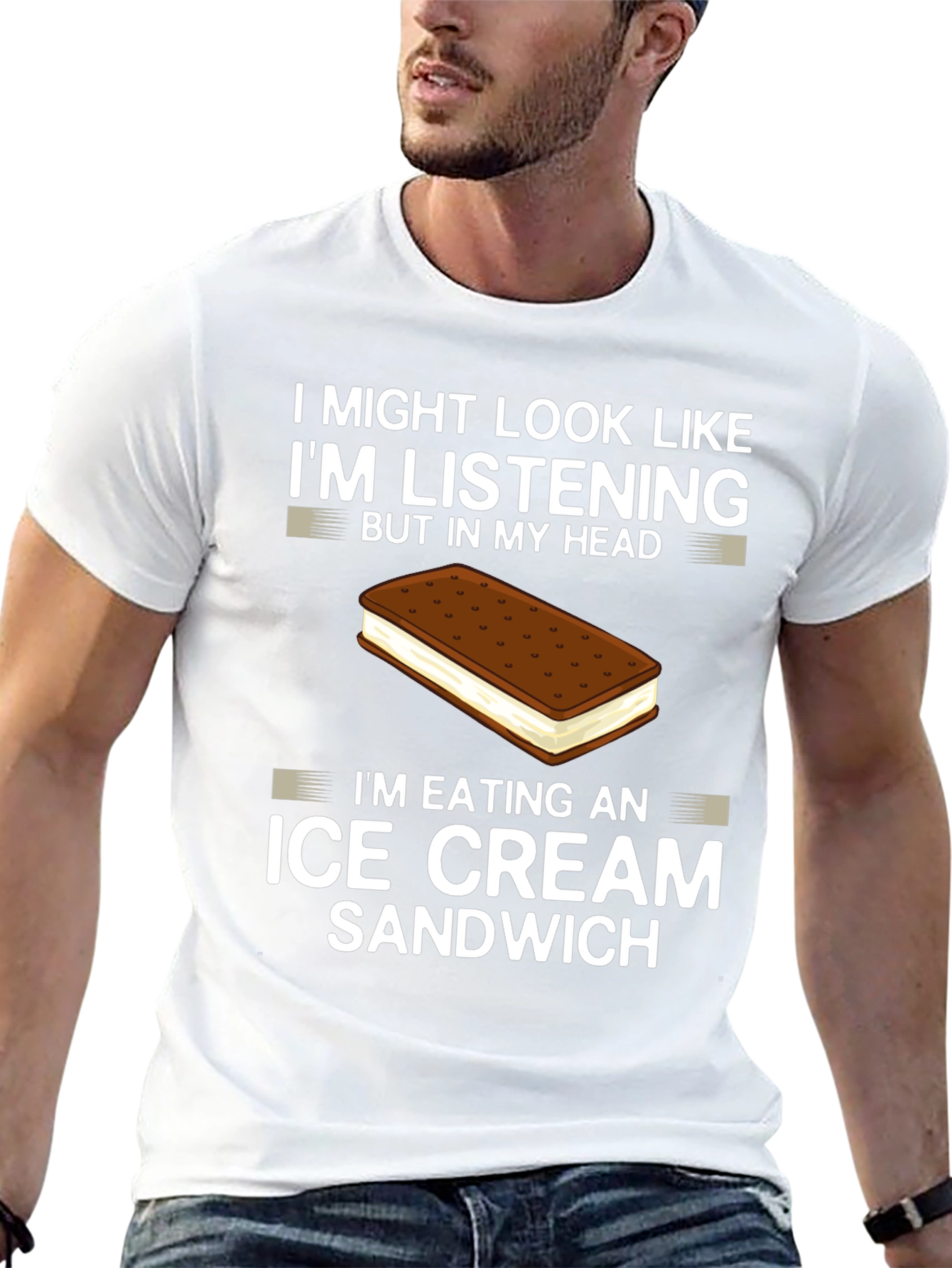Im Eating an Ice Cream Sandwich Graphic Tee
