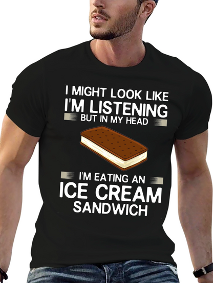 Im Eating an Ice Cream Sandwich Graphic Tee