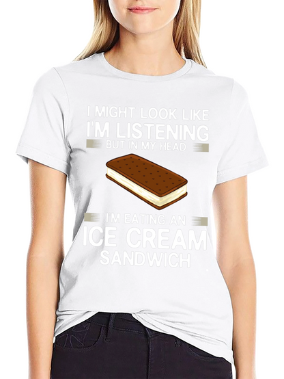 Im Eating an Ice Cream Sandwich Graphic Tee