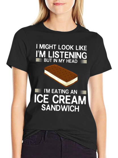 Im Eating an Ice Cream Sandwich Graphic Tee