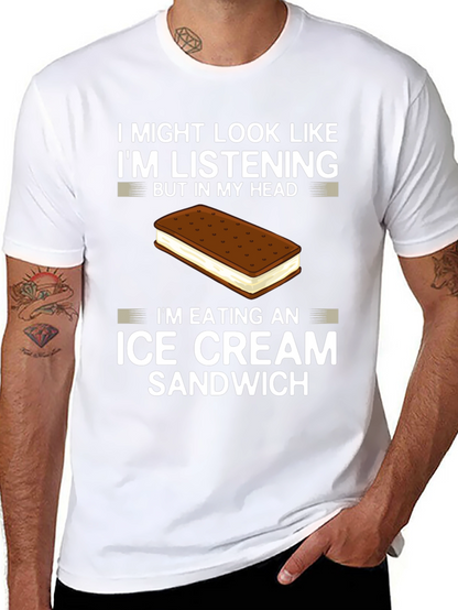 Im Eating an Ice Cream Sandwich Graphic Tee