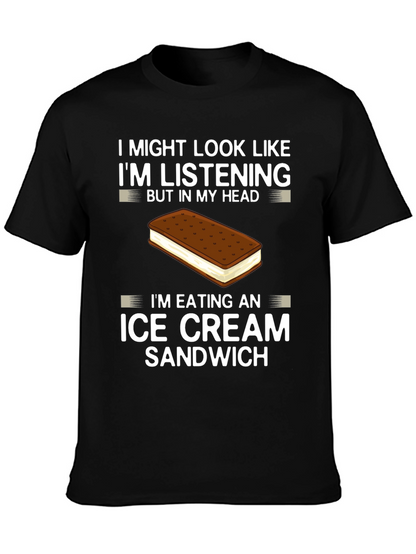 Im Eating an Ice Cream Sandwich Graphic Tee