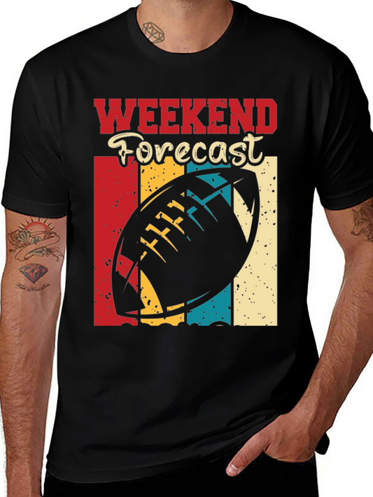 Weekend Forecast Football T-Shirt