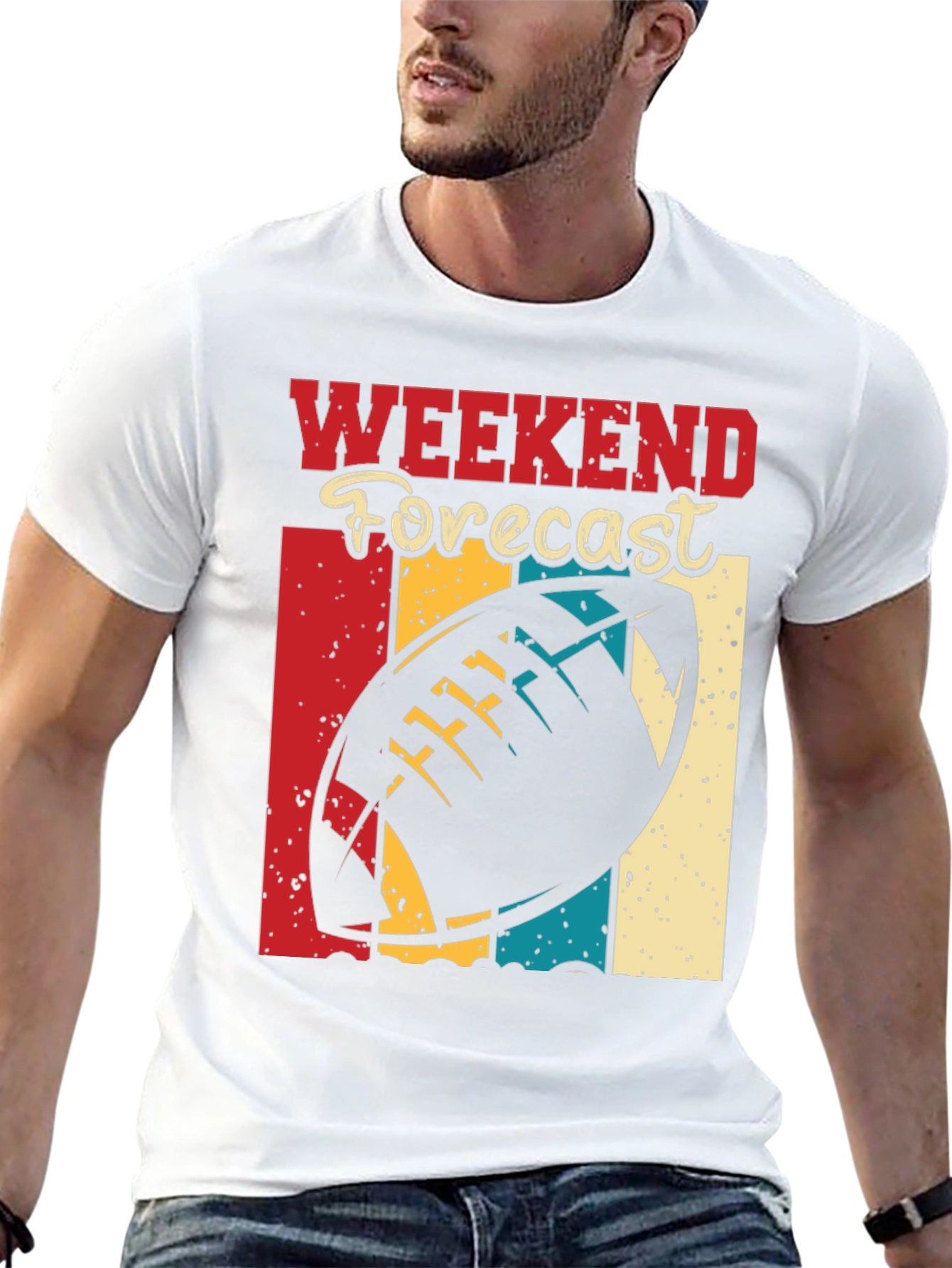 Weekend Forecast Football T-Shirt