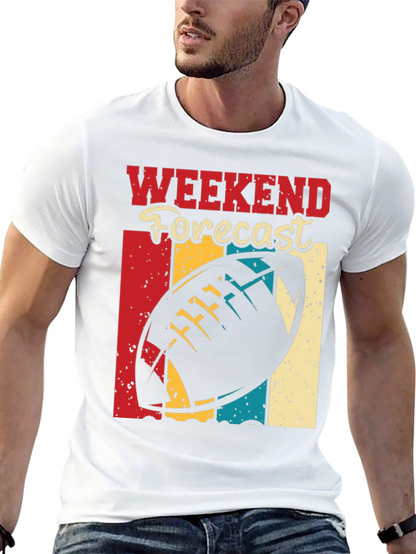 Weekend Forecast Football T-Shirt