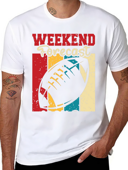 Weekend Forecast Football T-Shirt