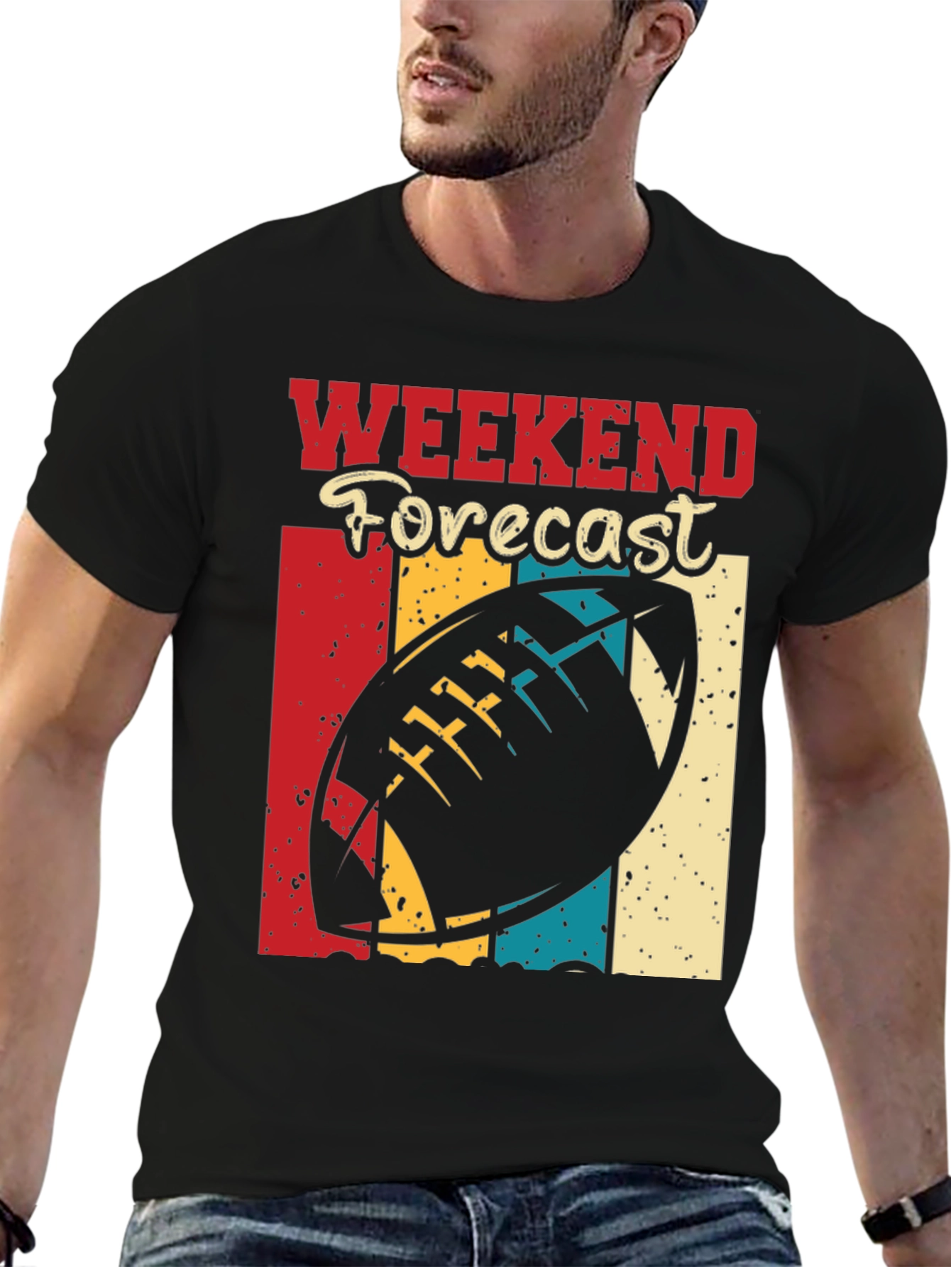 Weekend Forecast Football T-Shirt