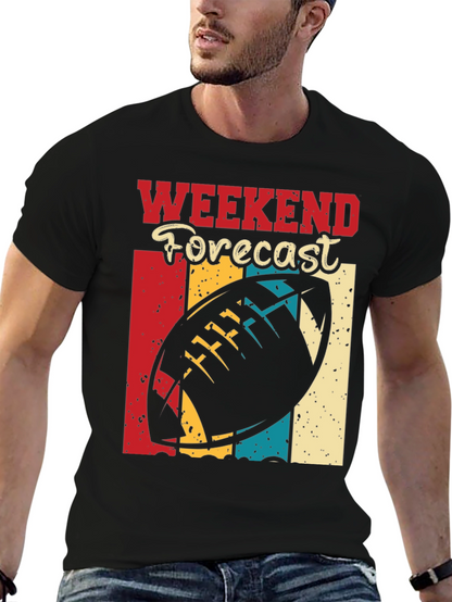 Weekend Forecast Football T-Shirt