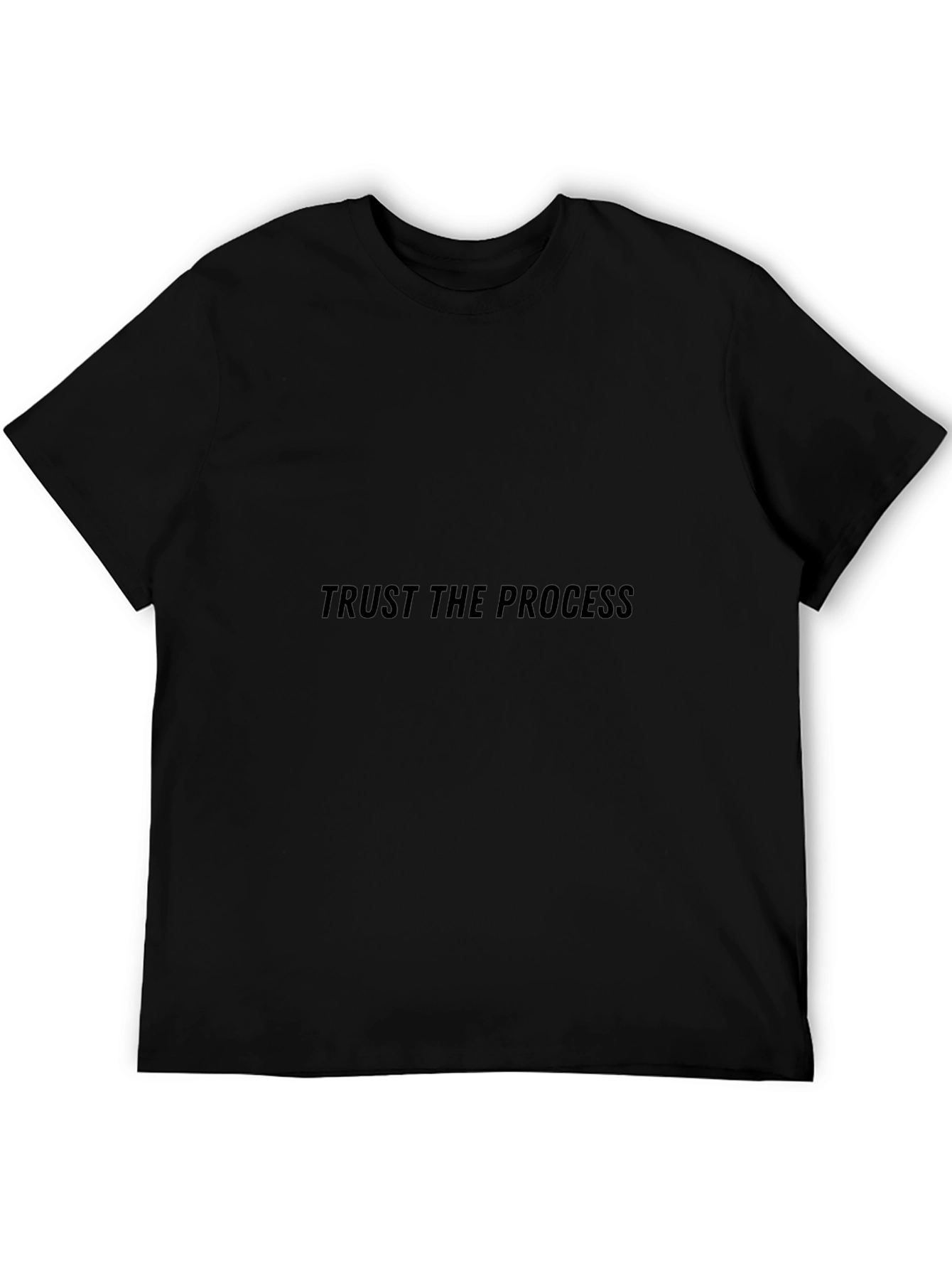 Trust the Process Black T-Shirt