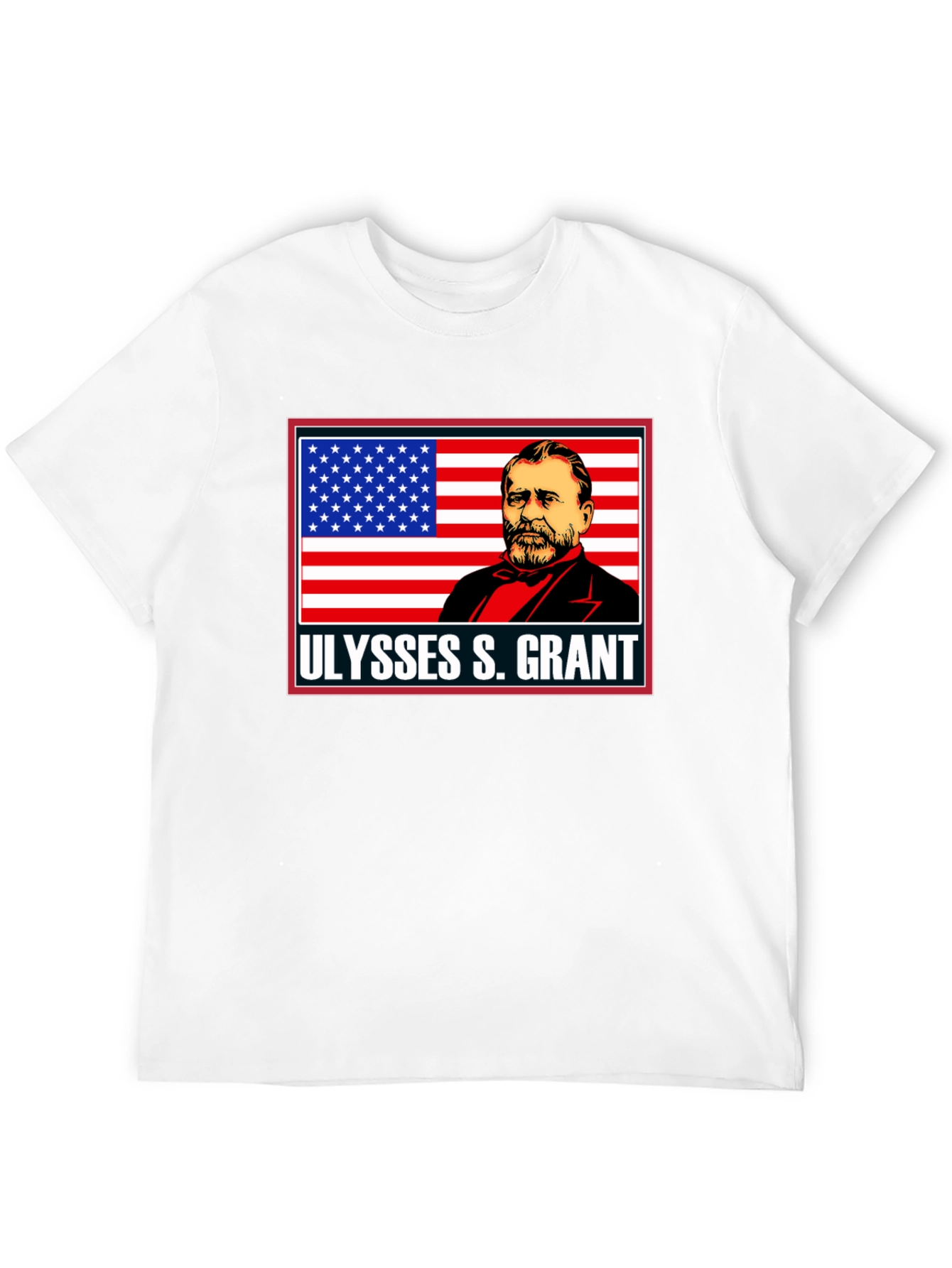 Ulysses S. Grant Graphic Tee - Patriotic Black T-Shirt