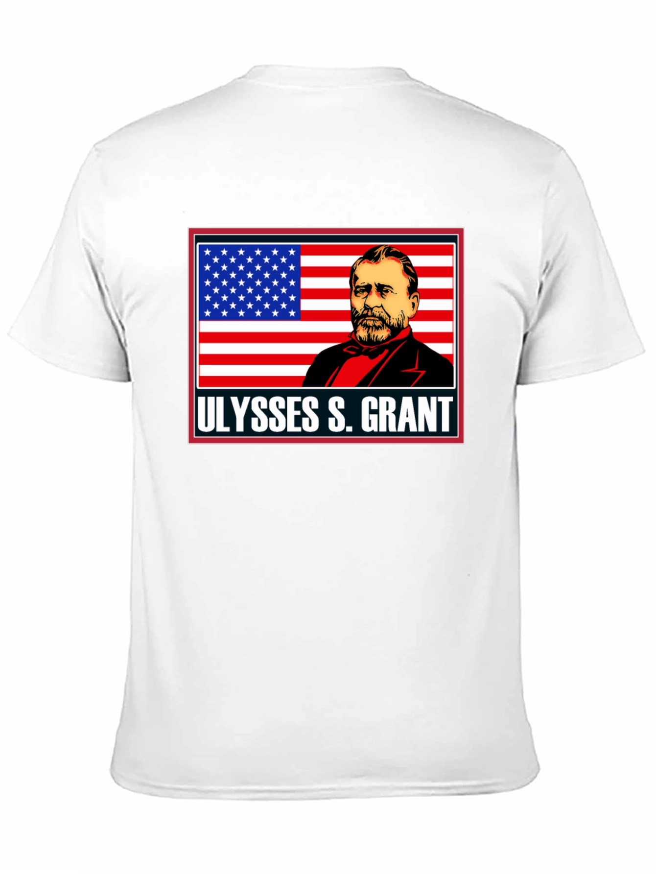Ulysses S. Grant Graphic Tee - Patriotic Black T-Shirt