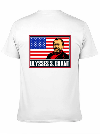 Ulysses S. Grant Graphic Tee - Patriotic Black T-Shirt