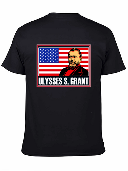 Ulysses S. Grant Graphic Tee - Patriotic Black T-Shirt