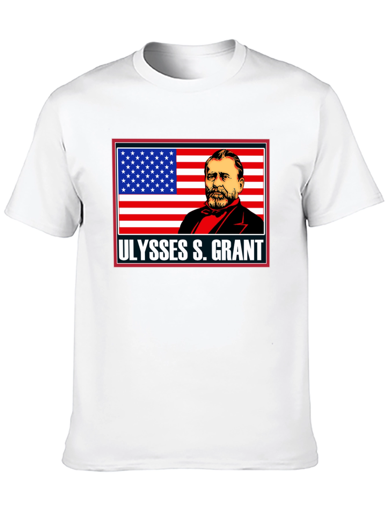 Ulysses S. Grant Graphic Tee - Patriotic Black T-Shirt