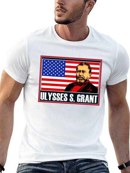 Ulysses S. Grant Graphic Tee - Patriotic Black T-Shirt
